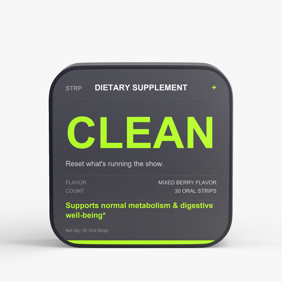 STRP Clean oral dissolving supplement strip — STRP