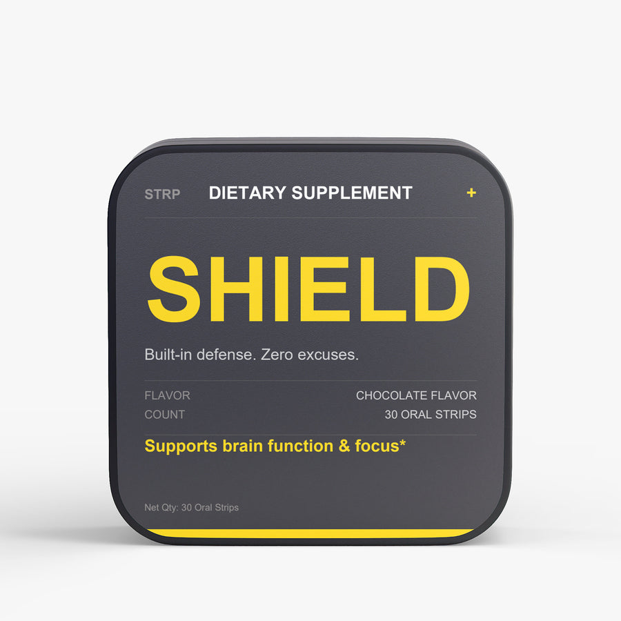 STRP Shield oral dissolving supplement strip — STRP