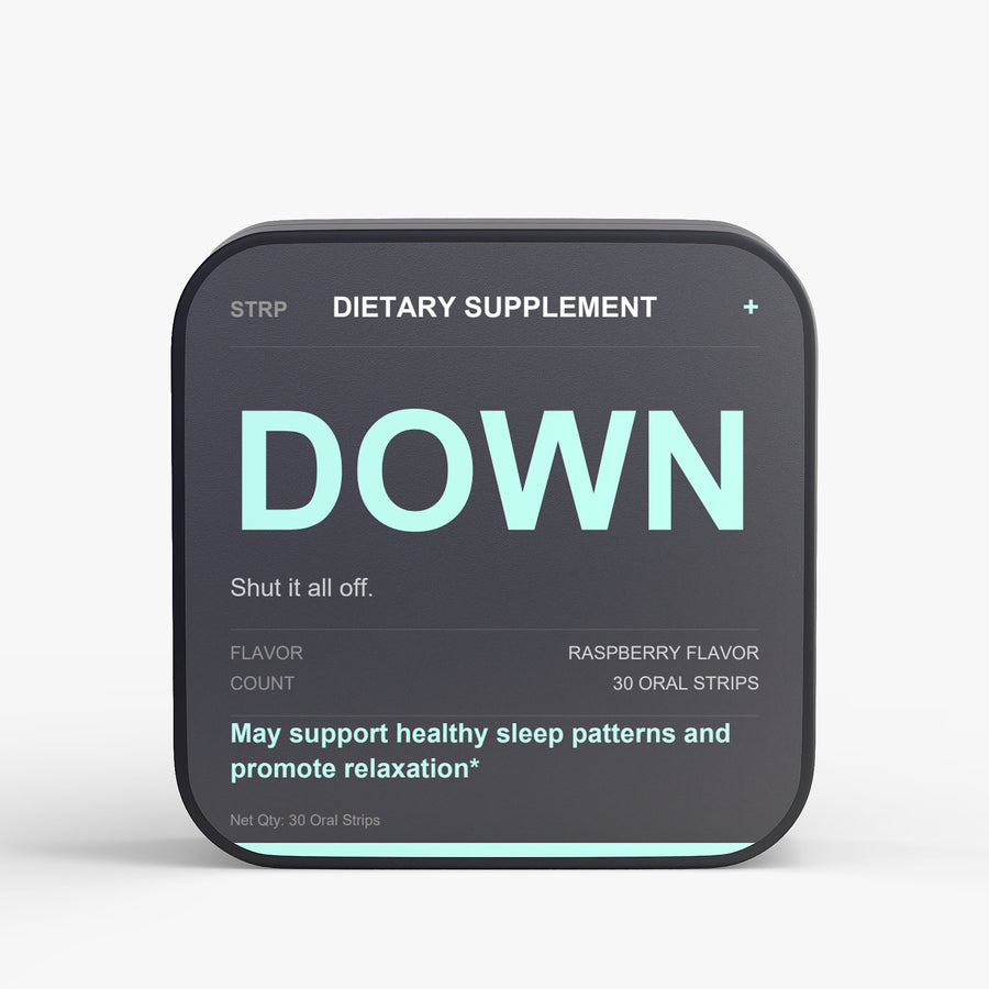 STRP Down oral dissolving supplement strip — STRP